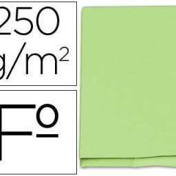 Subcarpeta cartulina Pocket Gio Folio verde con bolsa y solapa